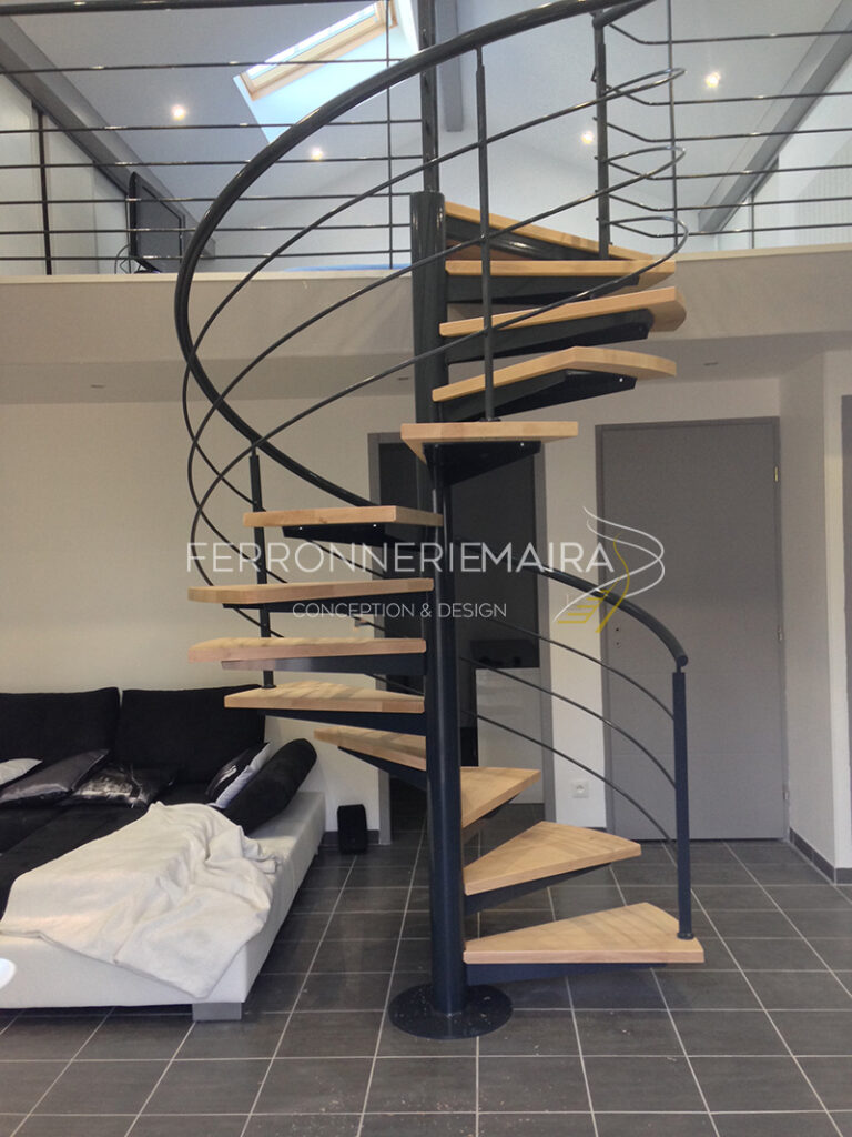 Escalier hélicoïdale de luxe – Ferronnerie Maira